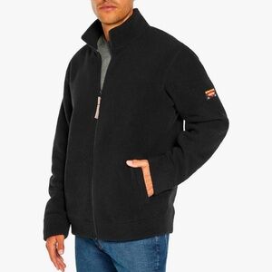 Orvis Full Zip Heavy Weight Mens Fleece Jacket Size Large
